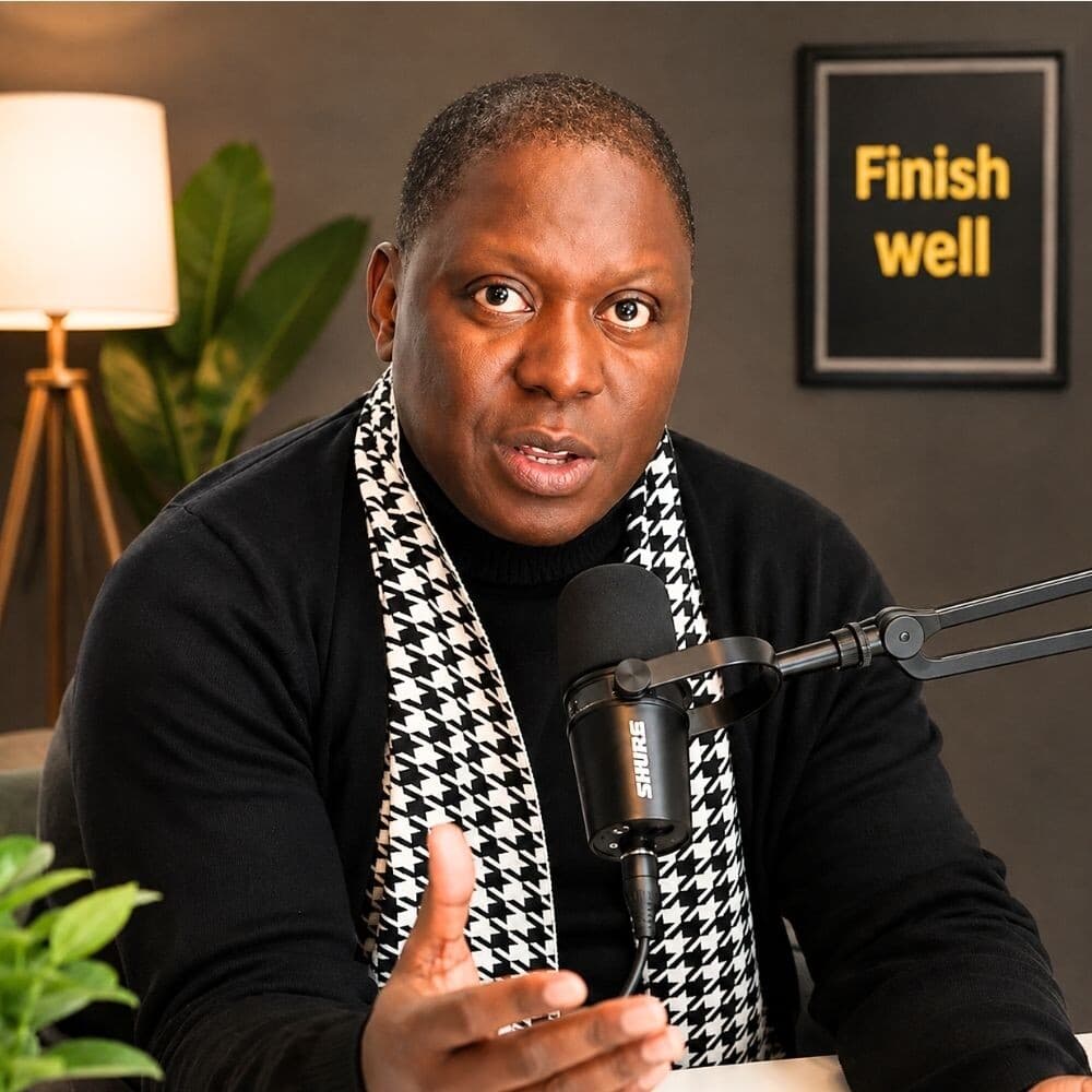 Salamane Yameogo, host of The Finish Well Podcast